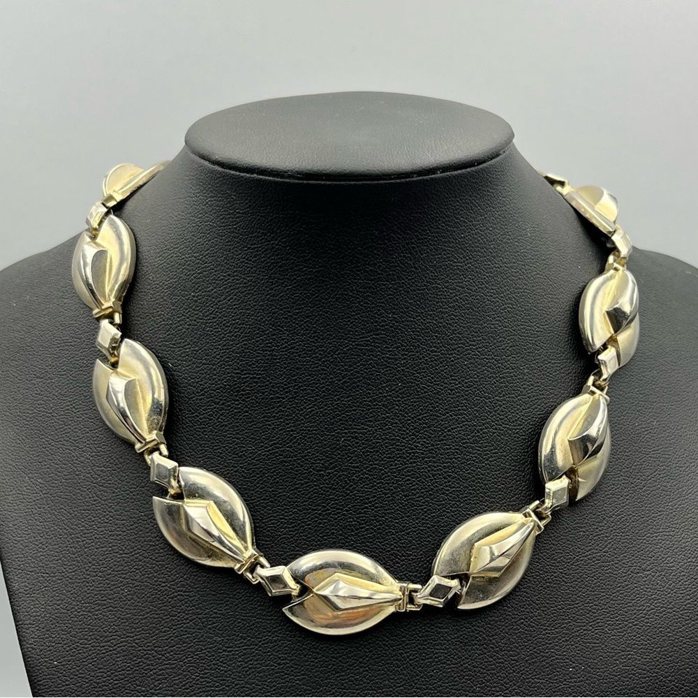 Vintage art nouveau Victorian metal 1920s choker